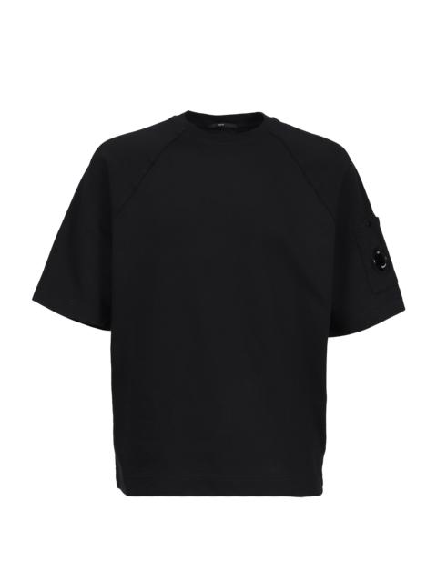 C.P. Company LIGHT FLEECE SHORT SLEEVE SS / BLK