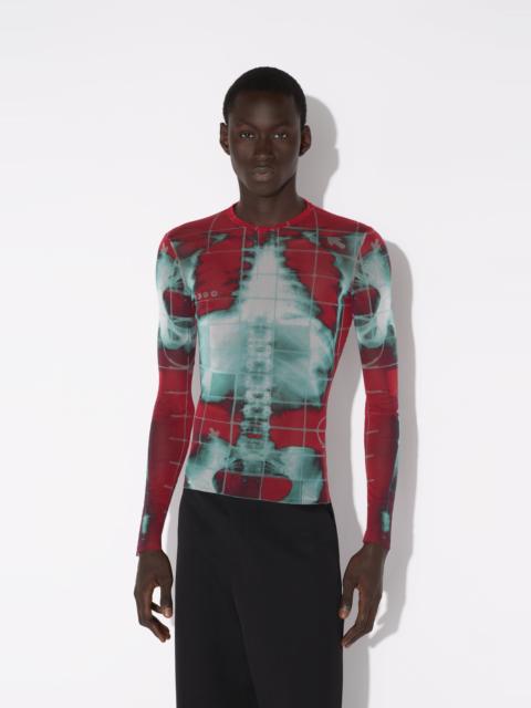 Jean Paul Gaultier THE RED SQUELETOR TOP