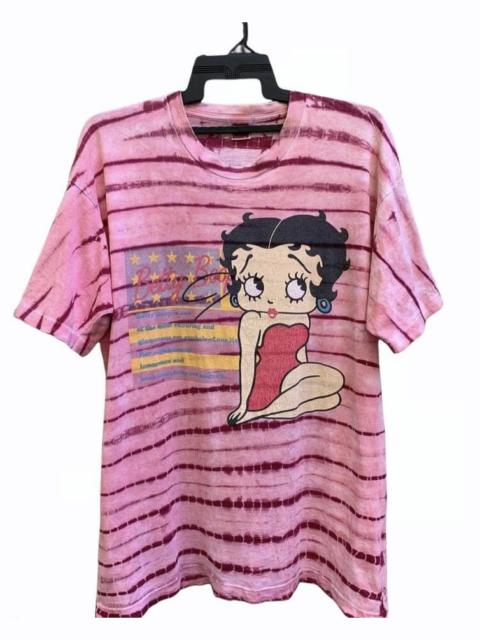 Other Designers Vintage Betty Boop Over Print T Shirt