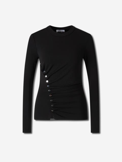 rabanne DRAPED TOP