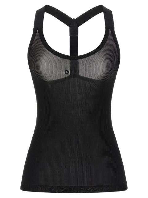 Off-White Women Ribbed Tank Top
