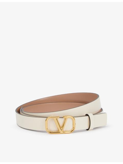 Valentino VLOGO reversible leather belt