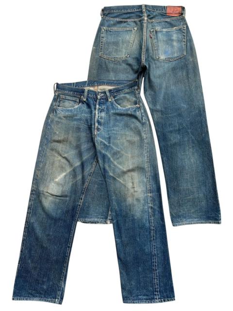 Other Designers The Real McCoy's - Vintage 90s Real Mccoy Selvedge Distressed Denim Jeans 31x29