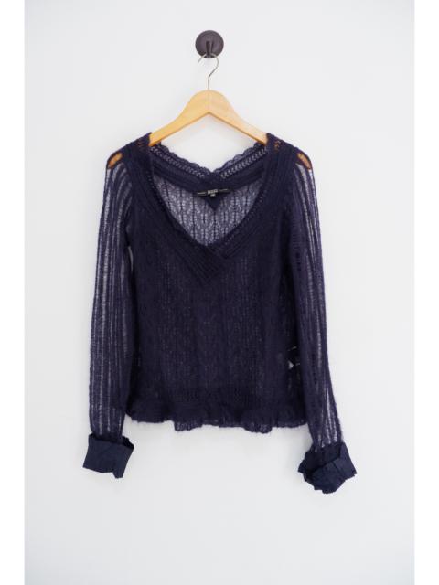 Vintage Gianfranco Ferre Mesh Mohair Cardigan | Rare