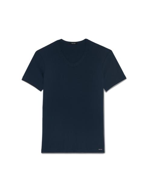 TOM FORD COTTON V-NECK T-SHIRT