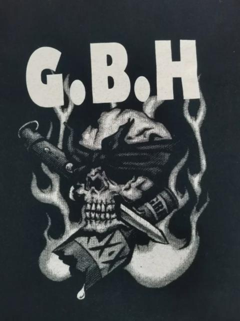 Other Designers Vintage - Vintage G.B.H band Tee Promo Punk Rock Hard Core