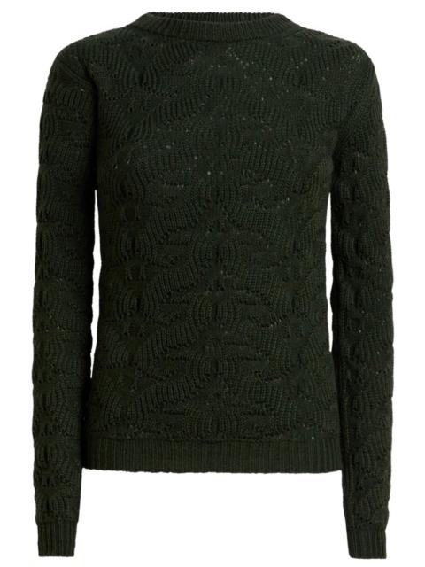 Etro Etro Women Wool-Blend Sweater With Paisley Detailing