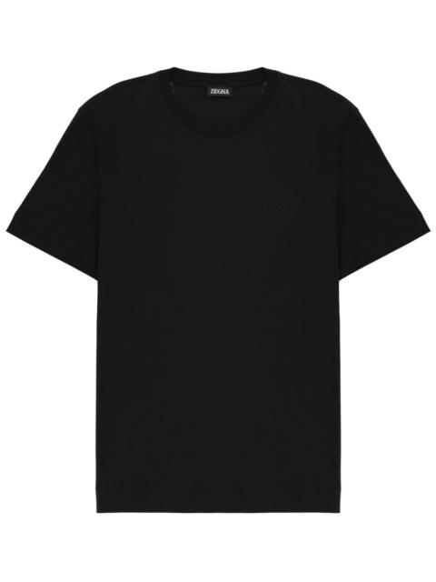 ZEGNA COTTON T-SHIRT WITH LOGO