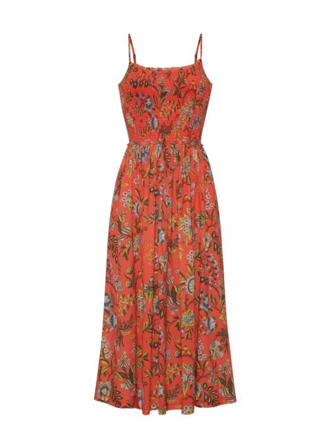 Cara Cara Carmen Dress
Ruffled, Smocked, and Made for Sunkissed Days