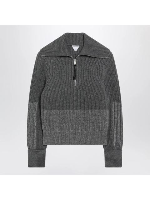 Bottega Veneta BOTTEGA VENETA Grey Wool Cashmere Sweater New & Authentic (W