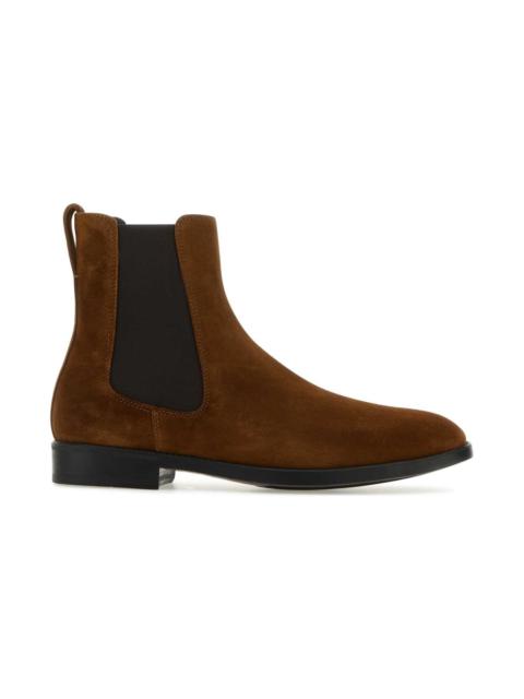 Caramel Suede Ankle Boots