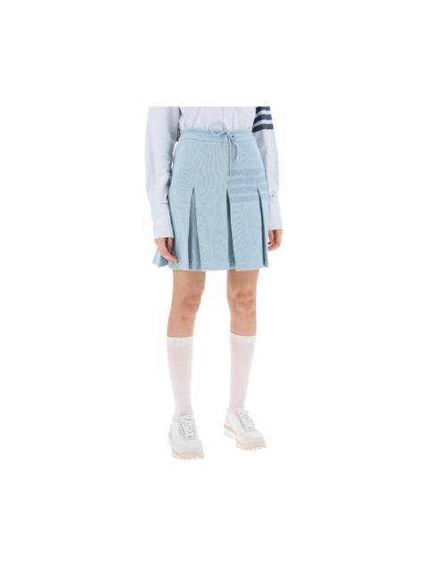Thom Browne Thom browne knitted 4-bar pleated skirt Size EU 42 for Women