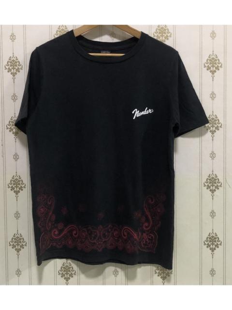 NUMBER (N)INE SS04 Shashiko Design Tees