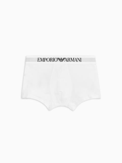 EMPORIO ARMANI Basic boxer briefs with logo waistband