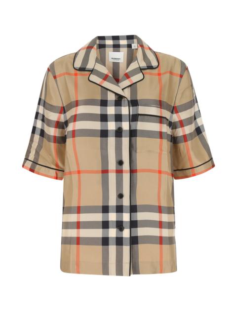 Burberry Printed satin shirt