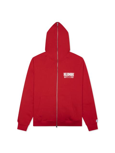 BILLIONAIRE BOYS CLUB ASTRO ZIP HOODIE - RED