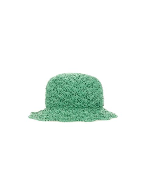 REDValentino Raffia Bucket Hat