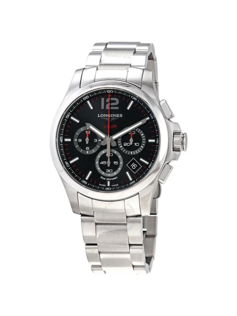 Longines Longines Conquest V.H.P. Perpetual Chronograph Quartz Black Dial Men's Watch L37174566