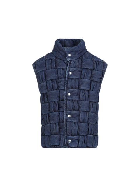 Intrecciato Denim Gilet