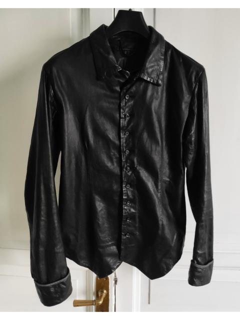 Other Designers Christian Peau - Leather overshirt.Like Paul Harnden or Yohji Yamamoto