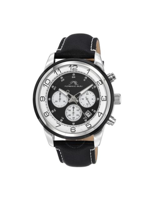 Other Designers Porsamo Bleu Arthur Chronograph Quartz Black Dial Men's Watch 1091BARL