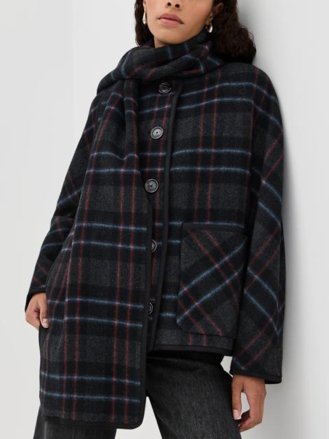 VERONICA BEARD Martine Dickey Coat with Scarf