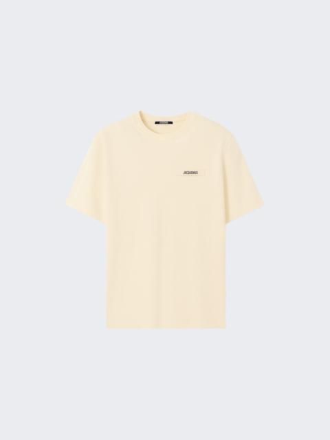 JACQUEMUS The Gros Grain Tee Beige
