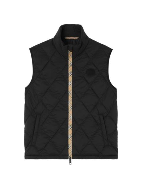 Burberry Burberry Men Acresford Quilted Down Vest