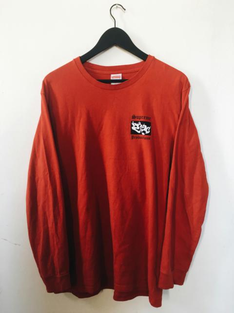 Supreme Supreme Productions Long Sleeve T-shirt Red