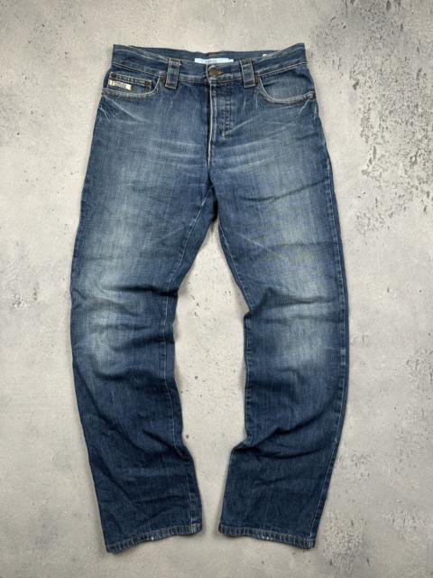 Valentino R.E.D. Valentino Vintage Faded Denim Jeans Flap Back Pockets