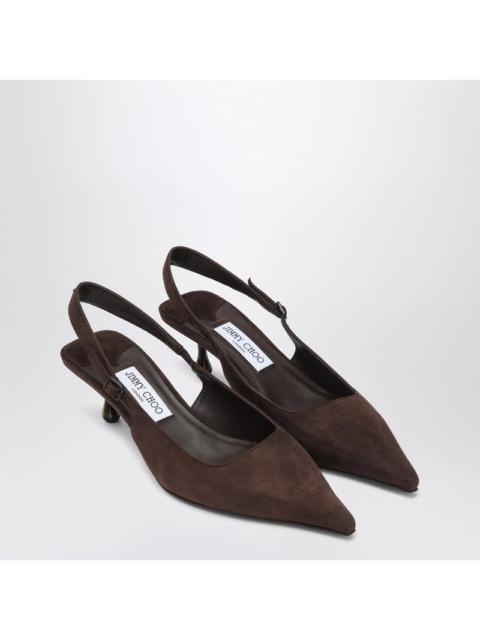 JIMMY CHOO Jimmy Choo Amel 50 Pumps In Chocolate Colour Women