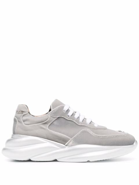 PHILIPP PLEIN Velvet Runner metallic-effect sneakers