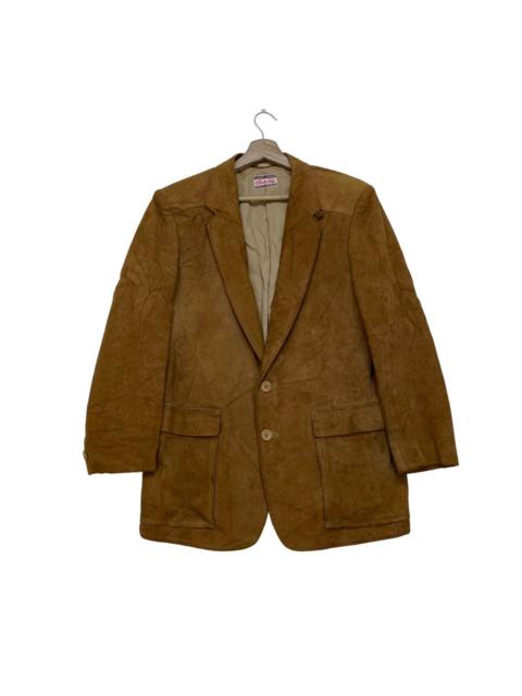 Other Designers Vintage - Japanese Brand Durban Intermezo Sheep Skin Casual Jacket
