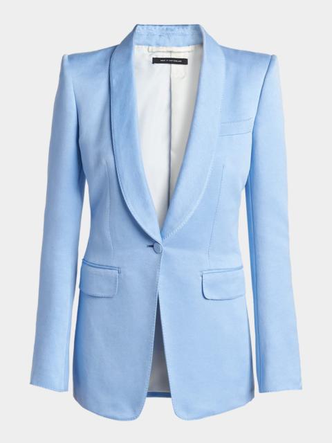 TOM FORD Cotton Velvet Single-Breasted Blazer