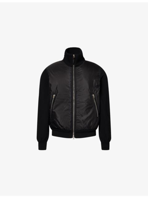 TOM FORD Hybrid-Knit Padded Shell Jacket