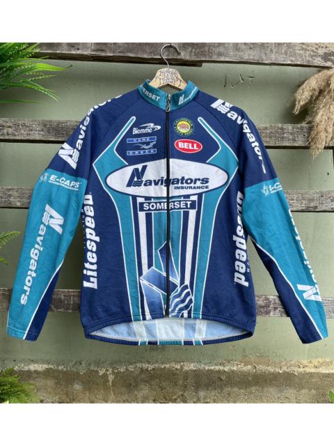 Other Designers Vintage - 🔥RARE Vintage Biemme Bell Cycle Jersey 90s