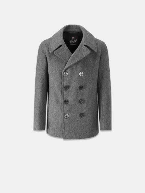 GLOVERALL Men's Admiralty Peacoat Grey FC