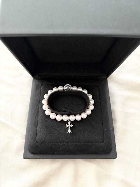 Chrome Hearts RARE! Chrome Hearts Mikimoto White Pearl Bracelet