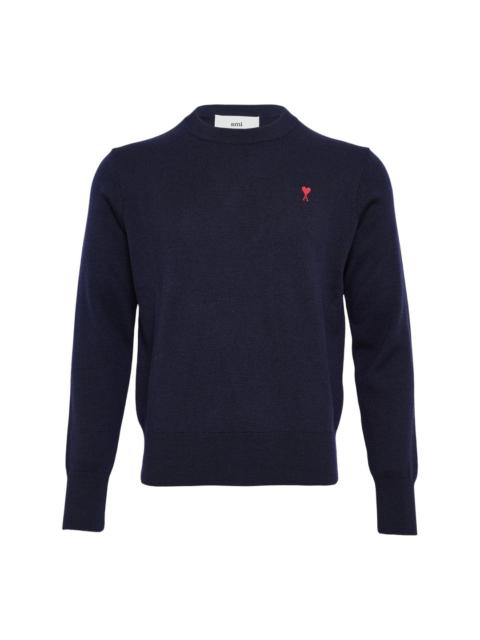 AMI Paris Red Adc Sweater