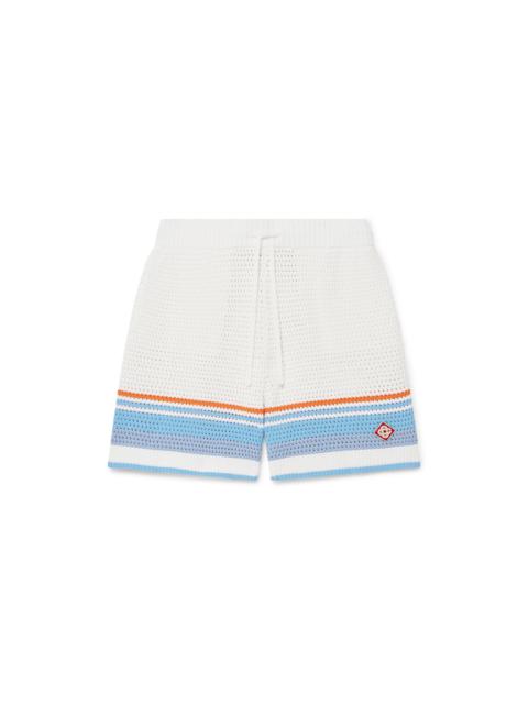 CASABLANCA Tennis Crochet Shorts | Casablanca Paris