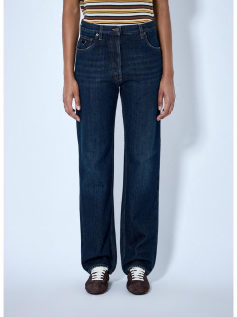 Prada Prada Women Straight-Leg Washed Denim Jeans