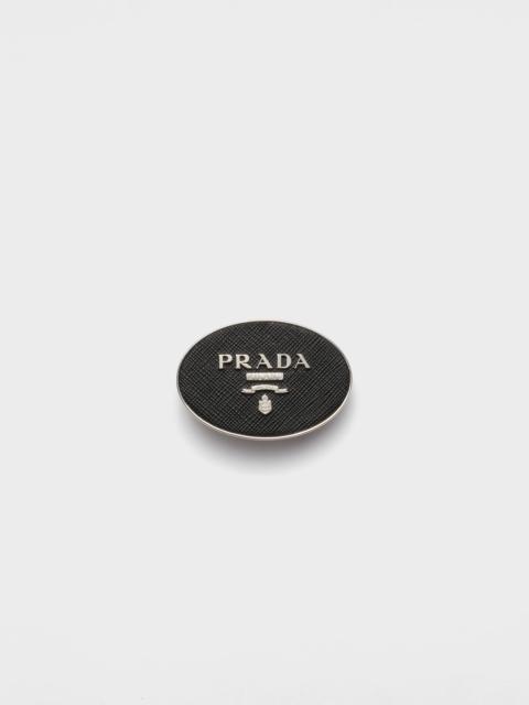 Prada Saffiano belt buckle