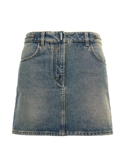 Givenchy Denim mini skirt