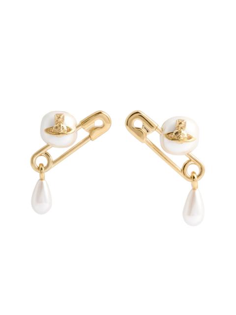 Vivienne Westwood Vivienne Westwood Claude Small Faux Pearl Drop Earrings