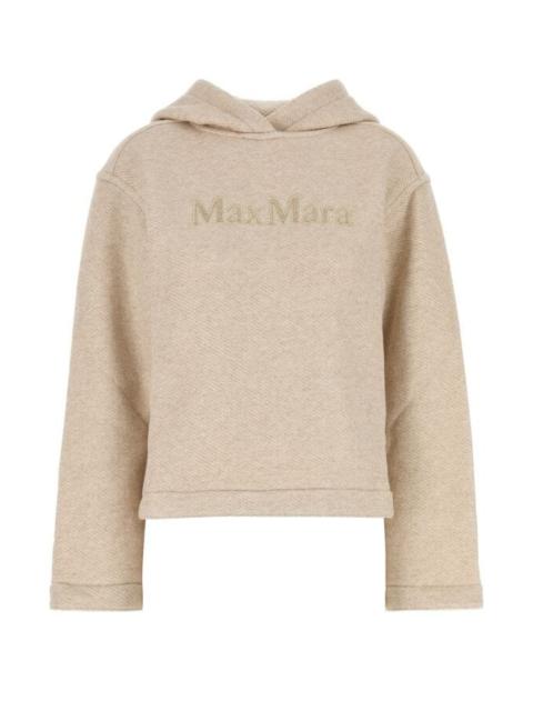 Max Mara Women Beige Cotton Blend Gary Sweatshirt