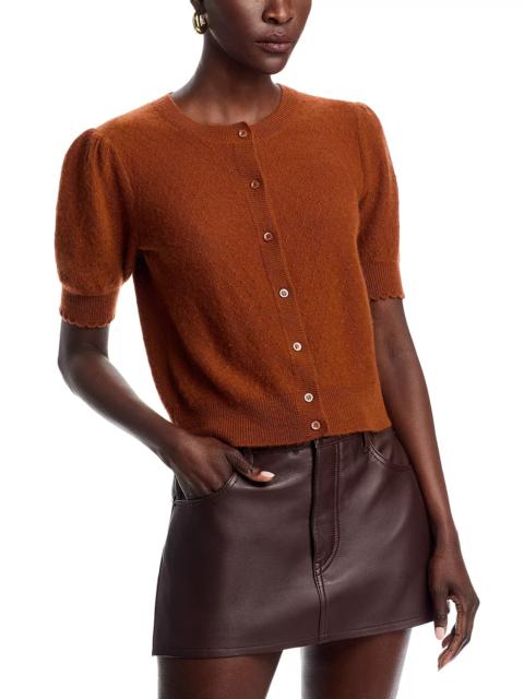 FRAME The Cashmere Pointelle Cardigan