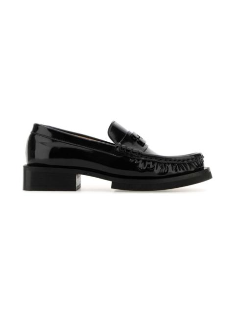 GANNI Black Synthetic Leather Loafers