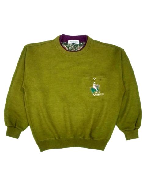 Other Designers Vintage - RARE! VTG EVERPOINT RIDING CLUB EMBROIDERED LOGO PULLOVER