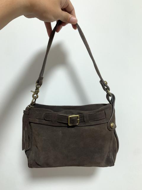 Other Designers GAP Buckel Shoulder Bag Cow Split Leather