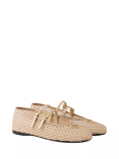 Prada Women's Mesh Fabric Ballerinas